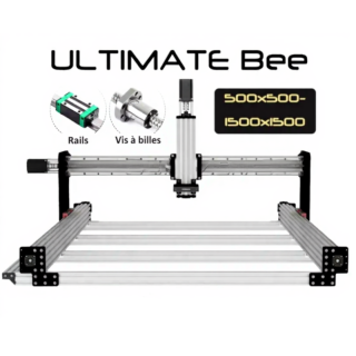 Kit seul Machine CNC ULTIMATE Bee de la 55 à la 1515 – Vis à Billes à Transmission Silencieuse