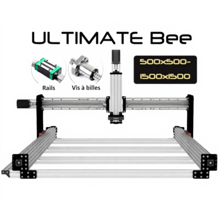 Kit seul Machine CNC ULTIMATE Bee de la 55 à la 1515 – Vis à Billes à Transmission Silencieuse
