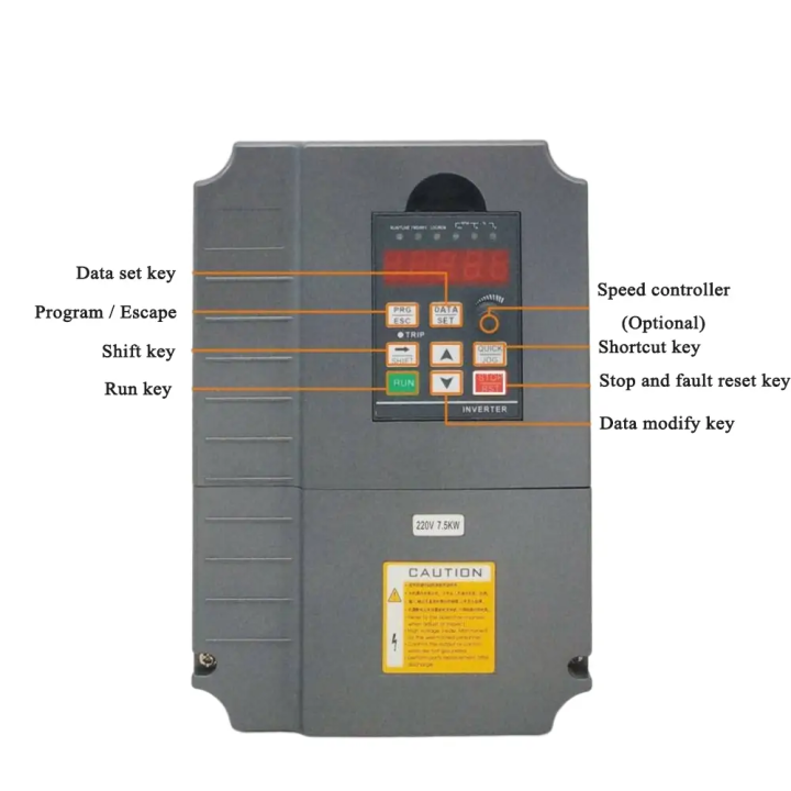 Variateur de fréquence pour broche CNC de 1,5 ou 2,2KW
